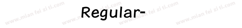 方正行黑简体 Regular字体转换